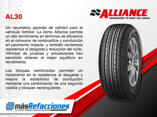 Par De Llantas 185/60r14 82h Alliance Al30