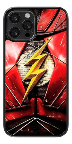 Funda Para Celular Flash Dc Comics Uniforme Rayo Amarillo