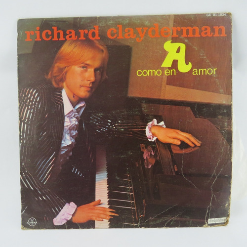 D3121 Richard Clayderman -- A Como En Amor Lp