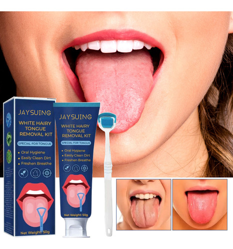 & Kit De Cepillos Limpiadores De Lengua S En Gel Oral De