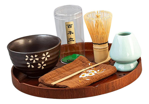 Juego De Té Matcha Japonés Hecho A Mano, Taza De Té
