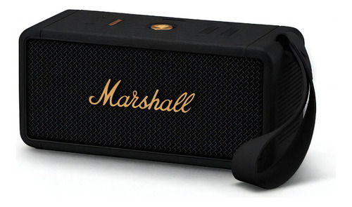 Marshall Middleton Bocina Portátil Bluetooth - Negro/latón Black And Brass