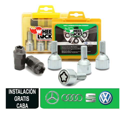 Tuercas De Seguridad De Volskwagen Polo L/n