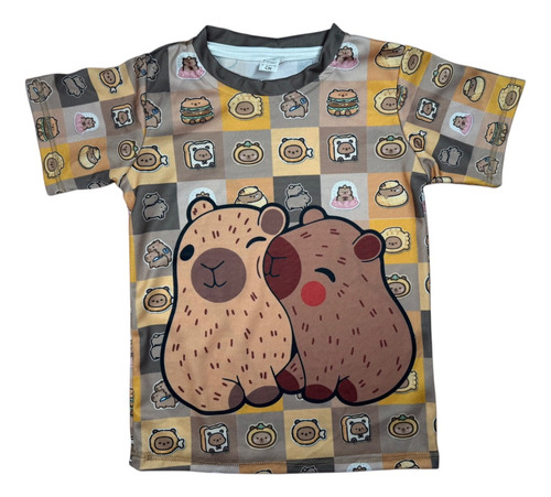 Conjunto Niña Capibara Playera Y Short Capibara Tsa014 Xl (10)