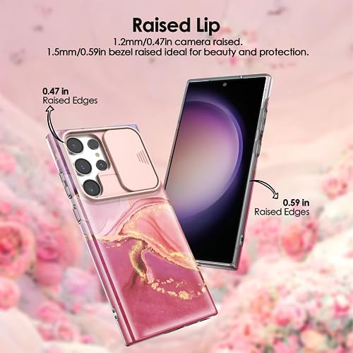 Funda Para Galaxy S23 Ultra 5g Rosa 6.8 PuLG Uso Rudo