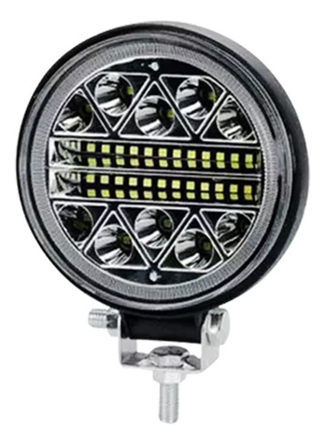 Farol De Milha Led 102w Redondo Super Potente Jeep Troller