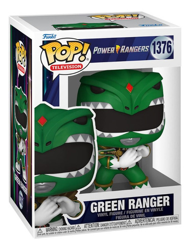 Funko Pop Power Ranger Verde #1376 - Power Rangers