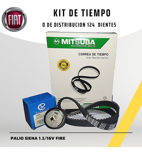 Kit Tiempo Fiat Palio Siena Fire 1,3/16v  124 Dt 