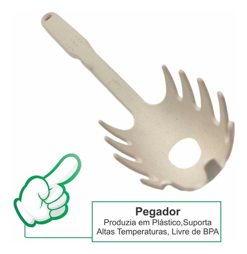 Imagem 5 de 7 de Jogo De Talheres Cozinha Pegador Espátula Escumadeira Concha