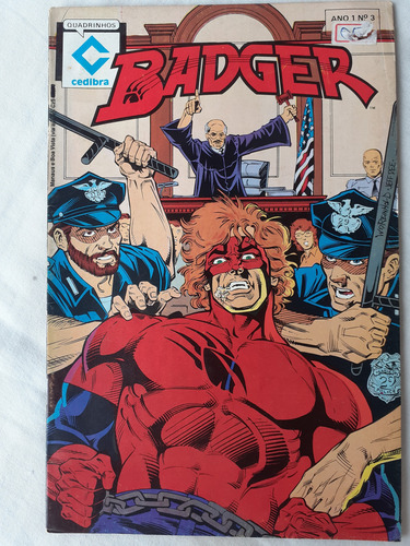 Badger - O Texugo Nº 3 - Editora Cedibra - 1987 (Usado)
