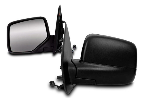 Retrovisor Ecosport 2003 A 2009 Eletrico Preto Texturizado Direito - Passageiro