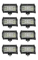 Comprar Pack X 8 Faros Reflector Led 84w Rectangular 12v 24v Tractor