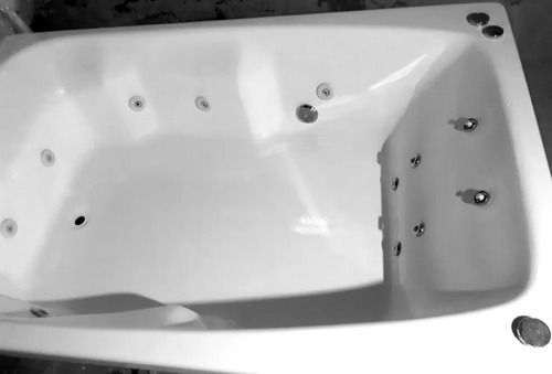Imagen 2 de 10 de Bañera Hidromasaje Duo 160x120 Con 14 Jets Acrilico Premium