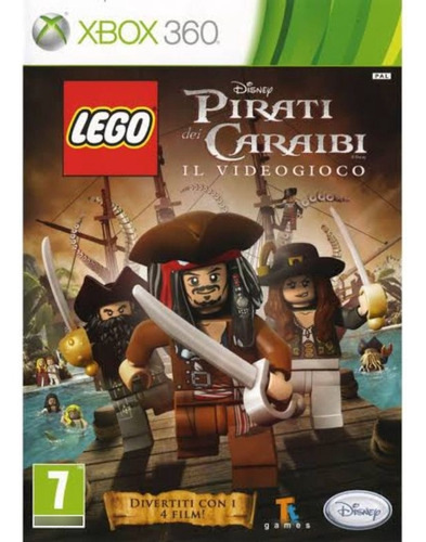 Lego Piratas Do Caribe Xbox 360 Jogo Infantil Xbox 360 Em Cd