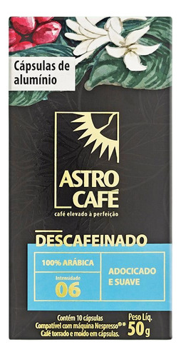 Kit Cápsulas Astro Café Descafeinado 100 Unidades