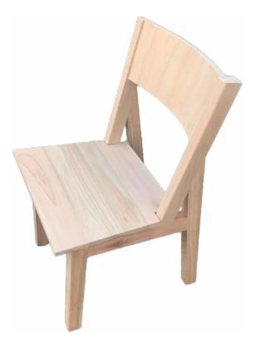 Silla De Madera Maciza En Eucalipto