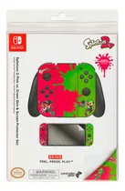 Comprar Skin Y Protector Set Nintendo Switch - Splatoon 2 Pink Vs Gr