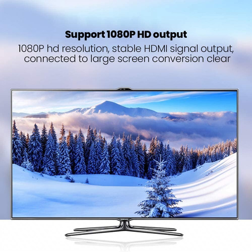 Imagen 5 de 8 de Adaptador Vga A Hdmi 1080p Con Cable De Carga + Audio