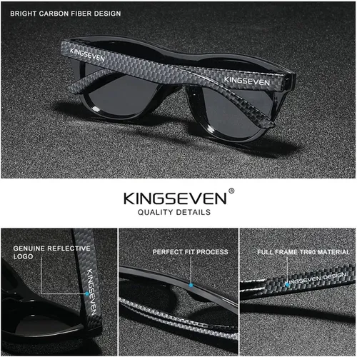 Gafas De Sol Retro Polarizadas Kingseven Tr90 Para Hombre Y