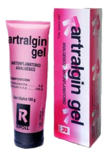 Artralgin Gel 250 Gramos AnaLGésica  Antiinflamatoria 