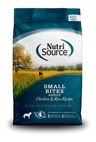 Alimento Nutrisource Dog Adulto Chicken & Rice 6,8 Kg