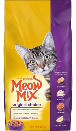 Meow Mix Comida Seca Para Gatos Original