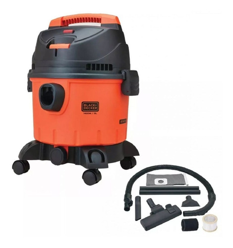 Aspiradora De Polvo Y Agua Black Decker 1400w 15lts Bdwd15