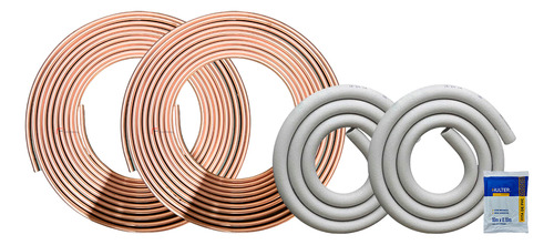 19mt 1/4 + 19mt 1/2 + 10 Fitas Pvc 9esponjosos 1/4 E 1/2