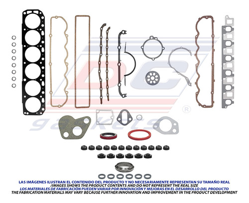 Empaque Completo E100 1/2 Ton Van 6 Cil. 4.9l 1980-1983