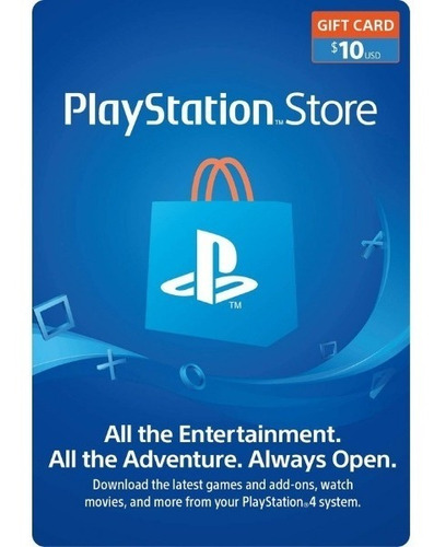 Psn Card 10 Usd - Playstation Network $10 Usa