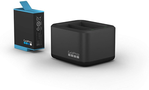 Imagen 1 de 3 de Cargador Batería Dual + Batería Para Gopro Hero 9 Y Hero 10
