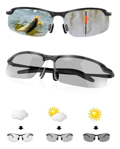 Gafas Sol Pesca Ciclismo Fotocromáticas Polarizadas De 2 Pie