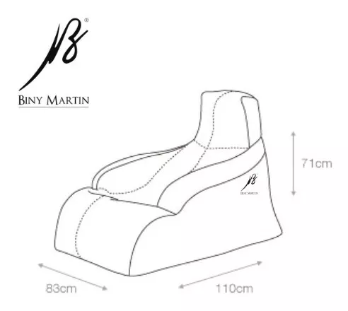 Sala Puff Sofa + Silla Biny Martin ® Original Brand