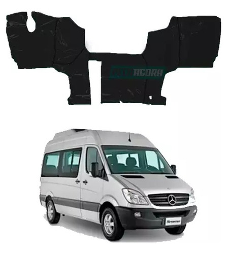 Tapete Vinil Preto Mb Sprinter Cambio Em Cima 2013 2014 2015