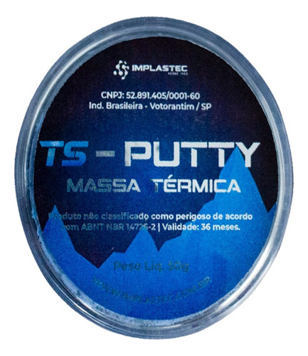 Ts-putty 50g Implastec 12,8 W/m.k Alta Dissipação