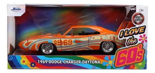Jada Toys Me Encantan Los Años 60 1:24 1969 Dodge Charger Da