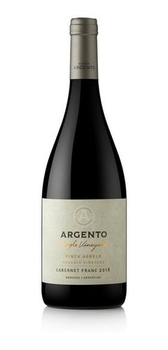 Imagen 1 de 1 de Argento Single Vineyard Finca Agrelo Cabernet Franc 750ml