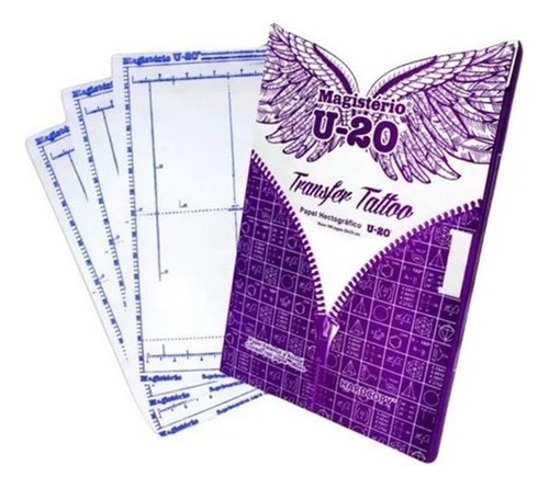 Papel Hectográfico U20 Transfer X 10u Tattoo Tatuajes Tatuar