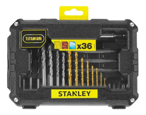 Set Brocas Y Puntas 36 Piezas Stanley Sta7222-xj