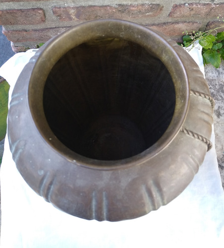Paragüero De Bronce 38 Cm De Alto Marrón Paraguer (Usado)