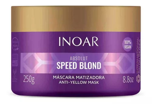 Máscara Matizadora Absolut Speed Blond Inoar 250g Loiros