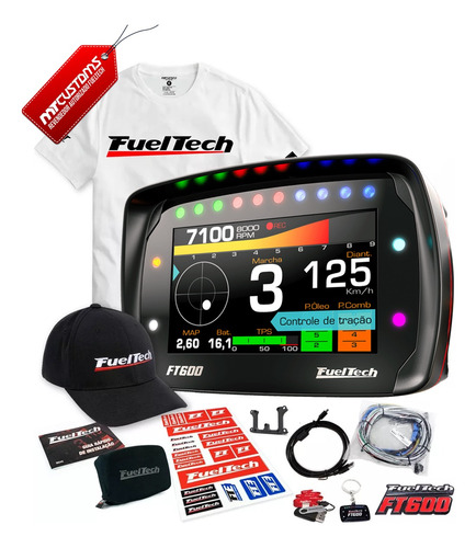 Fueltech Ft600 Com Chicote - 12x Sem Juros + Kit Brindes