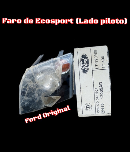 Faro Izq De Ford Ecosport Original 