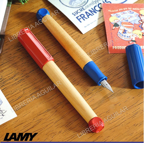 Lapicera Pluma Lamy Abc Madera Incluye Grabado Zurdo Diestro