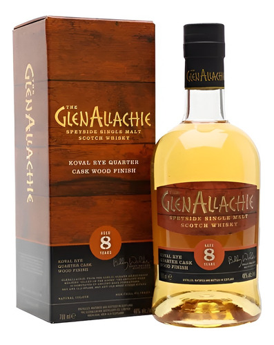 Whisky Glenallachie 8 Anos Koval Rye Quarter 700ml -48%