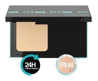 Imagen 5 de 5 de Base de maquillaje en polvo Maybelline Fit Me Powder Foundation tono 220 natural beige - 9g