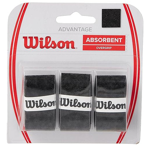 Wilson Raqueta De Tenis Ventaja Sobre Agarre (pack Of 3), Ne