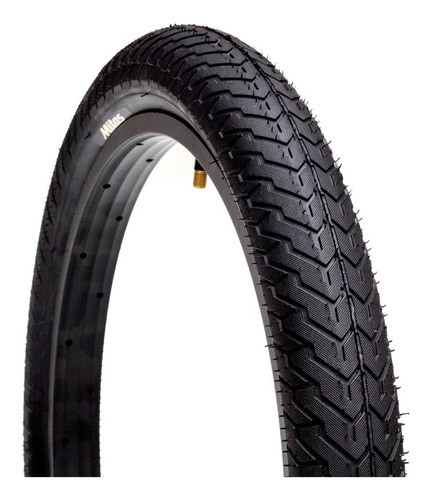 Imagen 5 de 5 de 1 Cubierta Mitas Zirra Bmx ¡ancha! 2,25 Negra - Linea Pro!