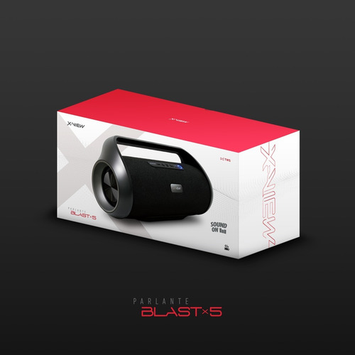 Imagen 6 de 6 de Parlante Bluetooth Inalambrico X View Blast X5 Tws Radio Fm