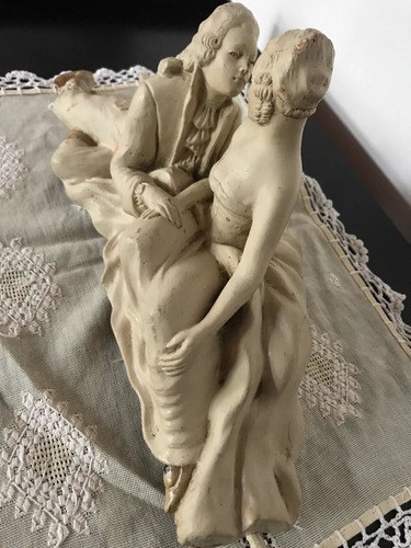 Imagen 3 de 6 de Antigua Figura Biscuit Italiano Firmada